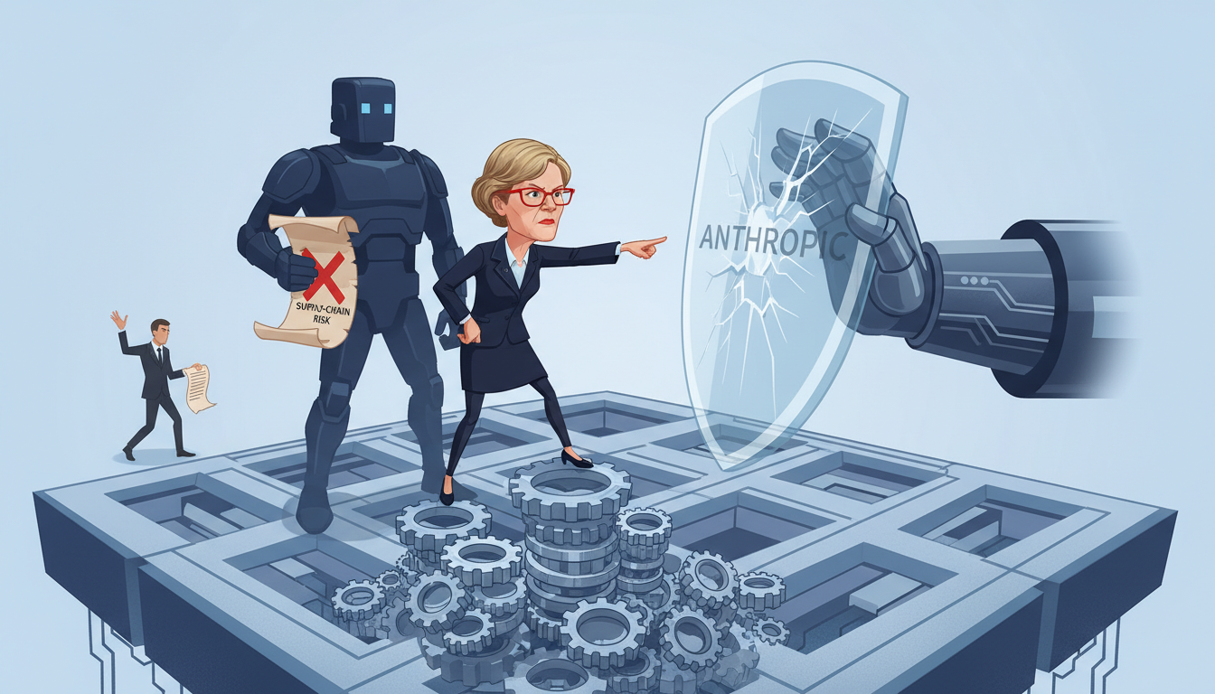 Elizabeth Warren calls Pentagon’s decision to bar Anthropic ‘retaliation’