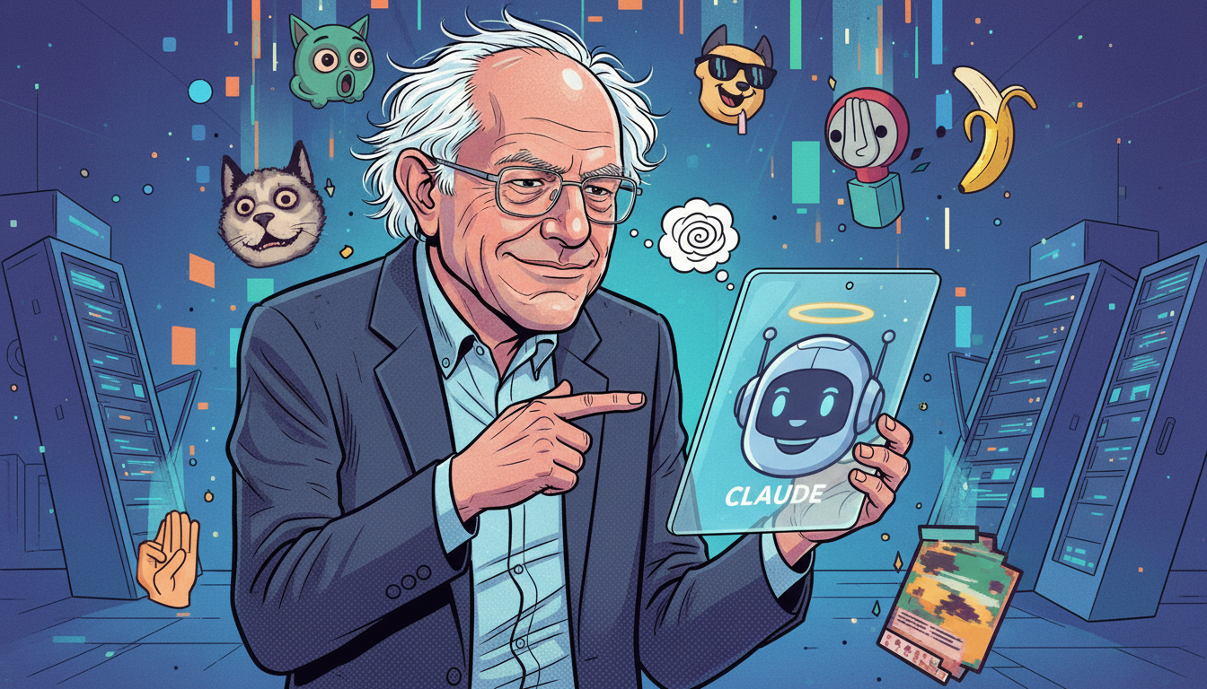 Bernie Sanders’ AI ‘gotcha’ video flops, but the memes are great