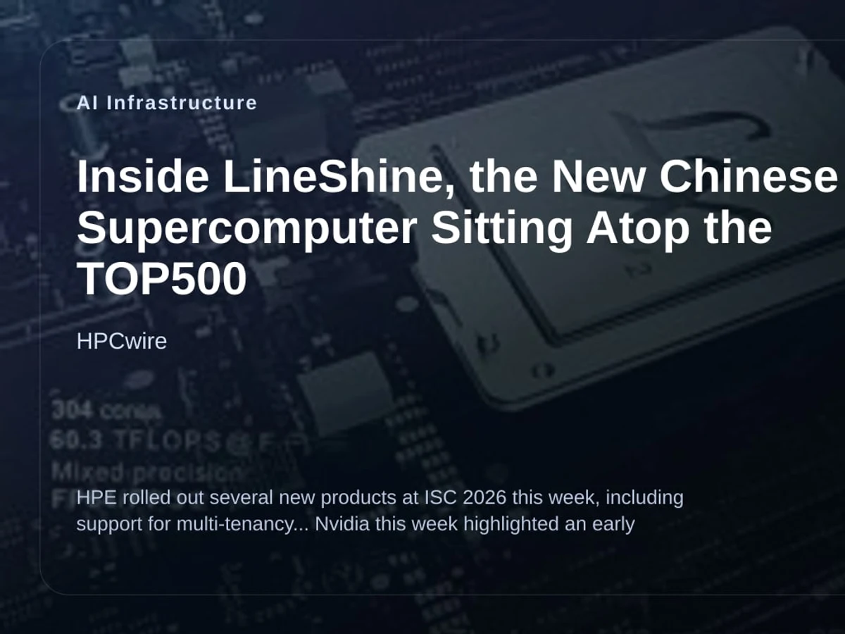 Inside LineShine, the New Chinese Supercomputer Sitting Atop the TOP500 editorial visual