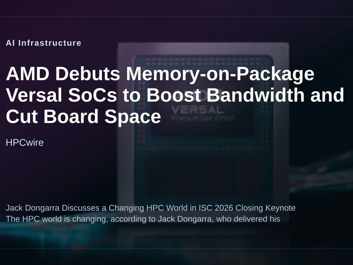 AMD Debuts Memory-on-Package Versal SoCs to Boost Bandwidth and Cut Board Space editorial visual
