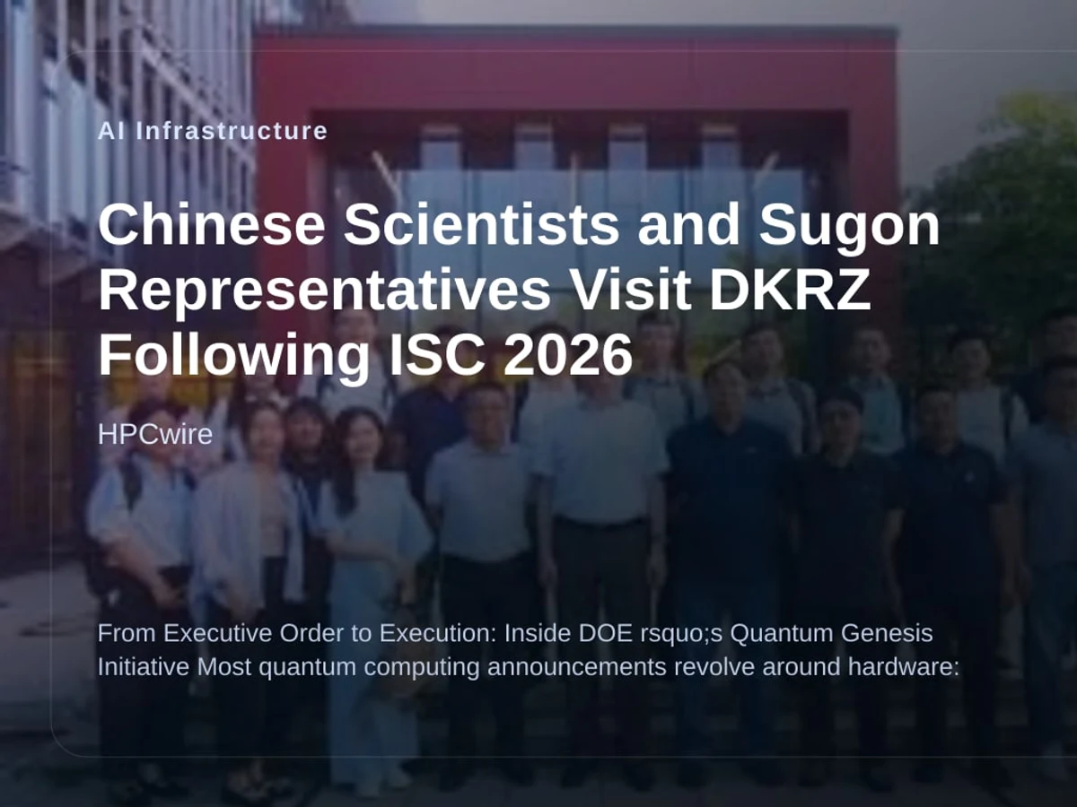 Chinese Scientists and Sugon Representatives Visit DKRZ Following ISC 2026 editorial visual