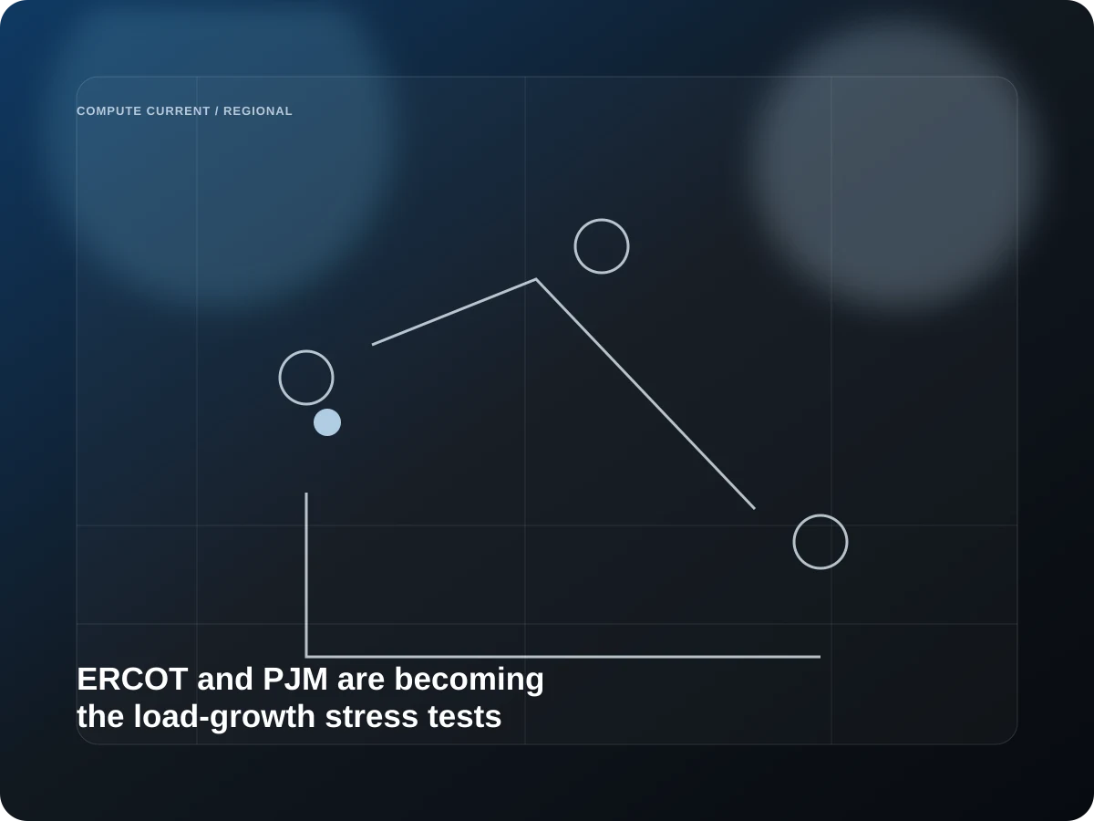 ERCOT and PJM are becoming the load-growth stress tests editorial visual