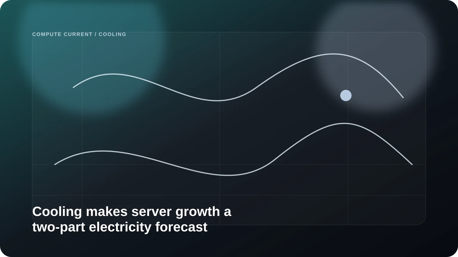 Cooling makes server growth a two-part electricity forecast editorial visual