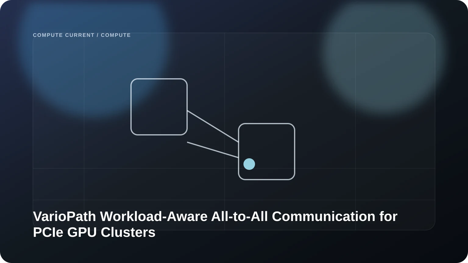 VarioPath: Workload-Aware All-to-All Communication for PCIe GPU Clusters editorial visual
